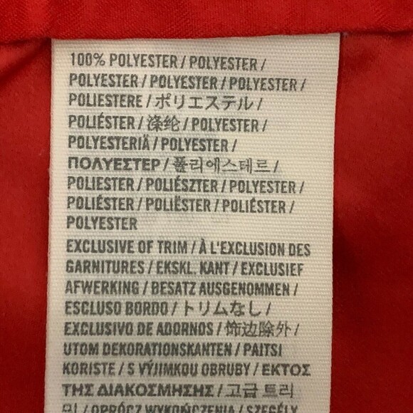 Hollister Cali Side Stripe Board Shorts Men Large Red Zip Pocket Tie Waist - Picture 3 of 6